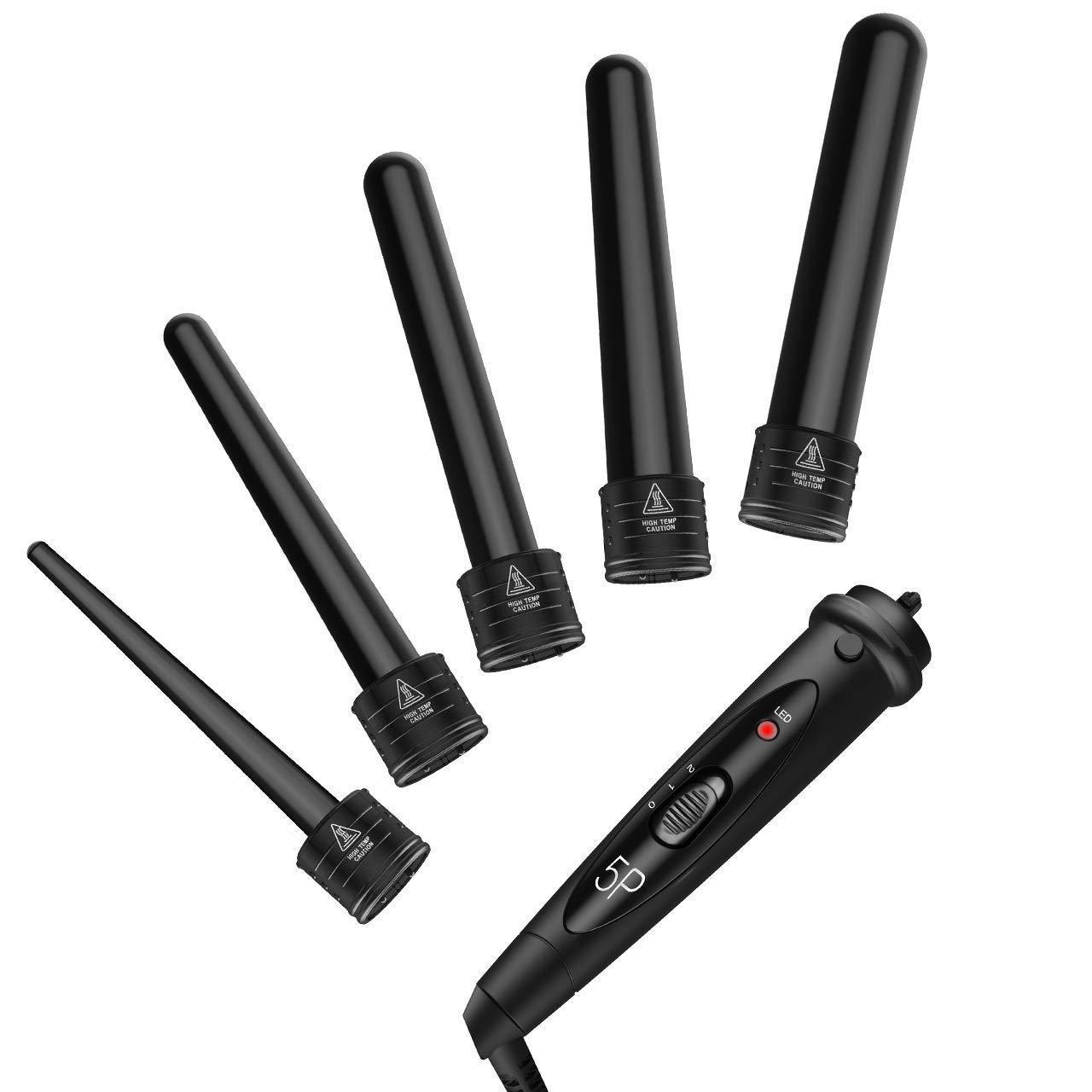 Hair Curler & Straightener | Ceramic 5-in-1 Hair Styling Kit