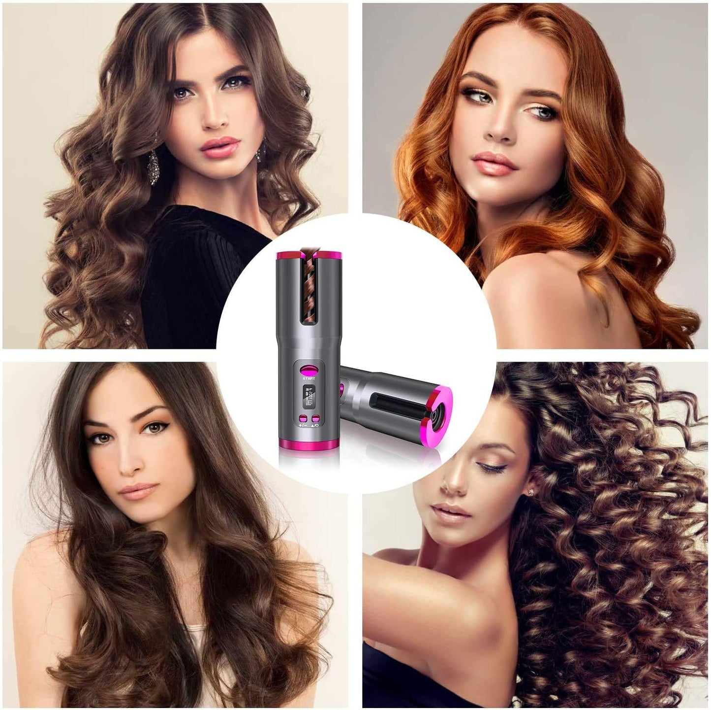Cordless Automatic Hair Curler – Perfect Curls Anytime, Anywhere!