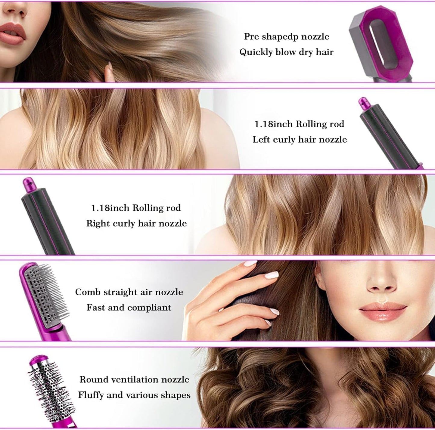 5-in-1 Hot Air Hair Styler