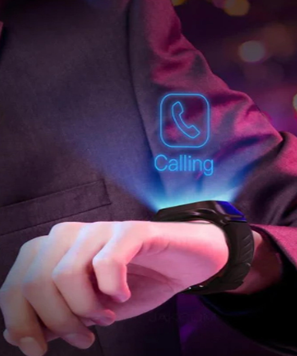 2-in-1 Adult Smart Call Bracelet with Built-In Bluetooth Headset