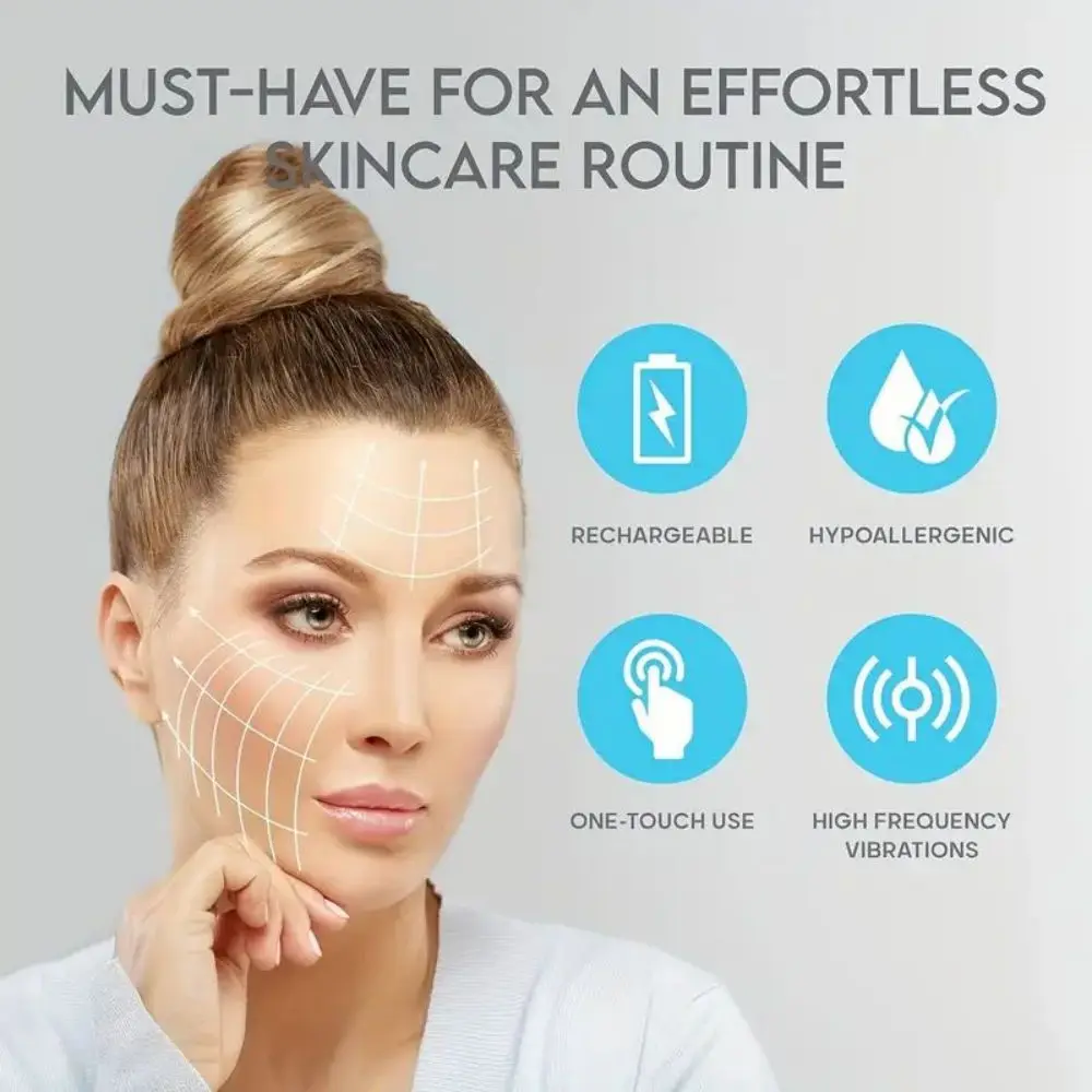 Ultrasonic Skin Scrubber | Deep Pore Cleanser & Lifting Tool