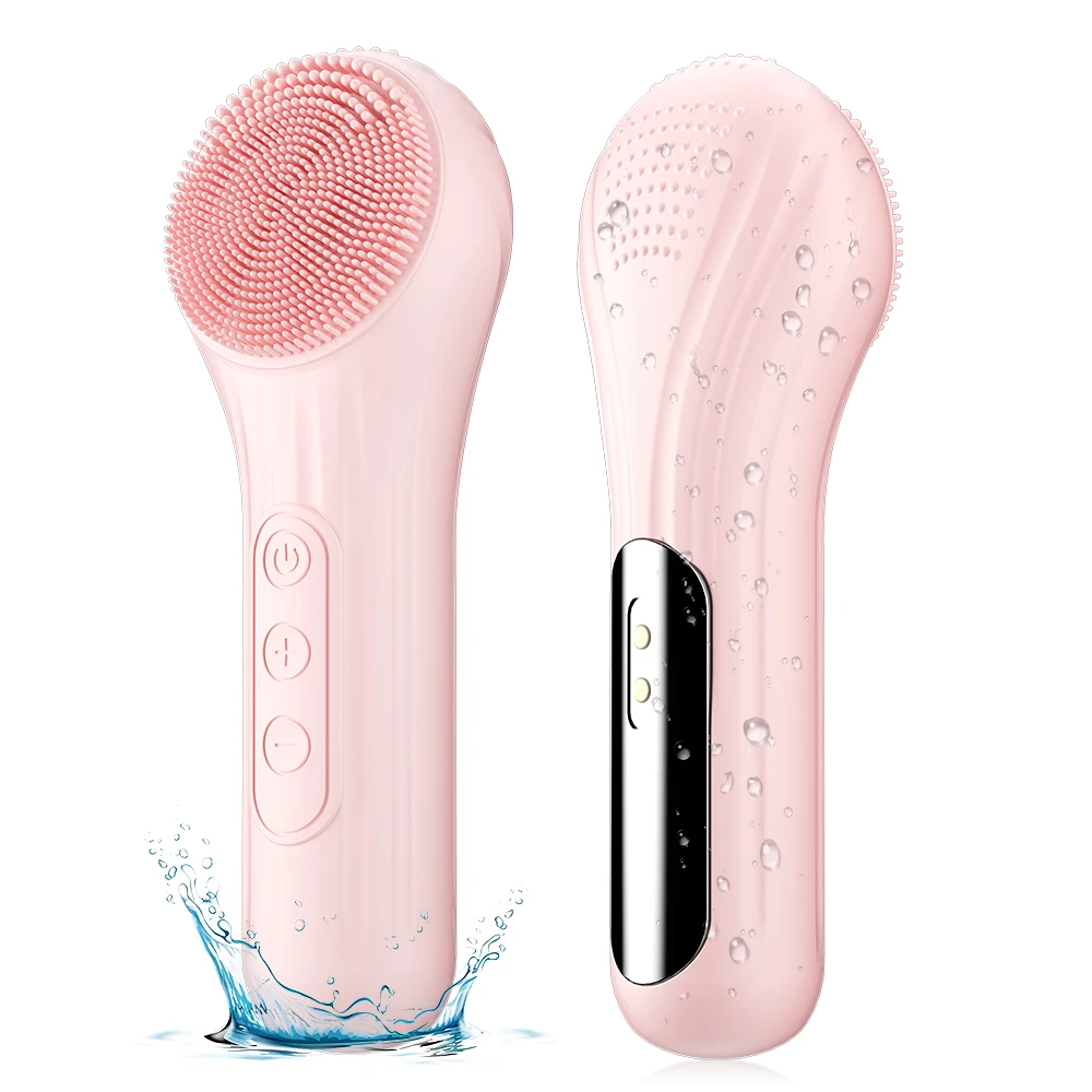 Sonic Face Brush Pro | Rechargeable Deep Cleansing Scrubber | Waterproof Exfoliating Skin Care Tool
