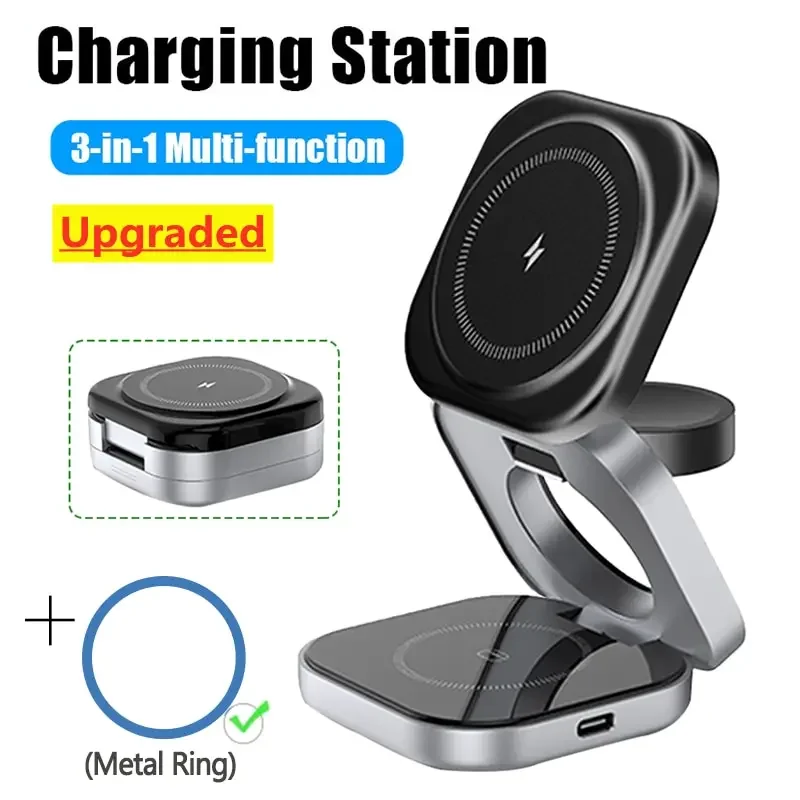 3-in-1 Foldable Magnetic Wireless Charger BRELZA
