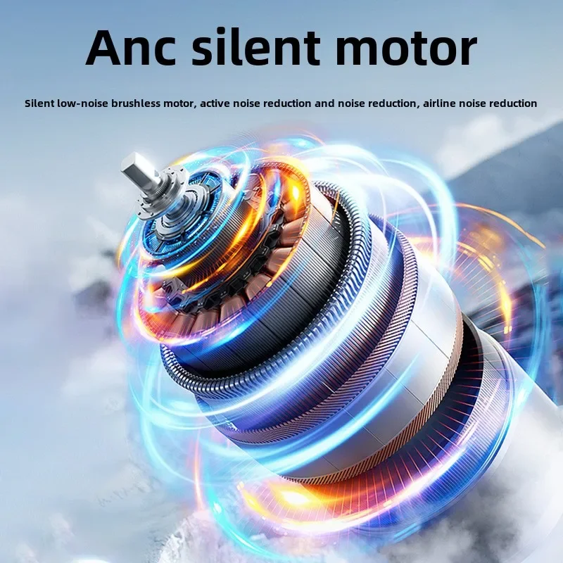 Handheld Cooling Fan | Ice Compress Electric Fan with LED Display & USB Rechargeable