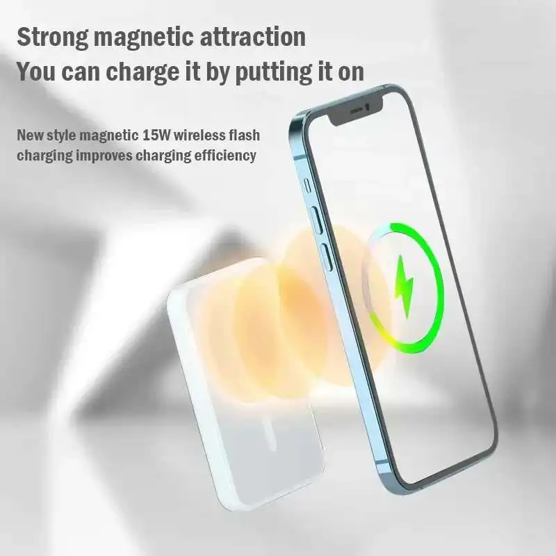 MagSafe Power Bank | 10000mAh Magnetic Wireless Charger for iPhone 13–16