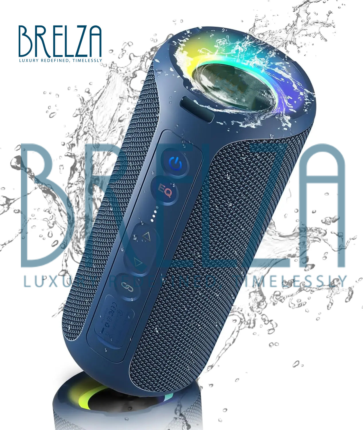 Portable Bluetooth Speaker | Deep Bass & 30H Playtime | IP7 Waterproof | Bluetooth 5.3 | Outdoor & Shower Ready
