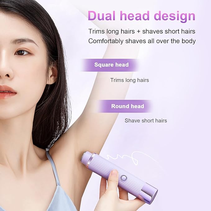 2-in-1 Portable Ladies Shaver