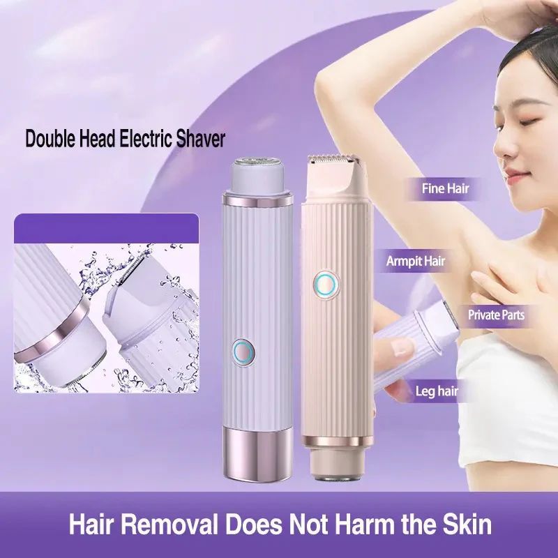 2-in-1 Portable Ladies Shaver