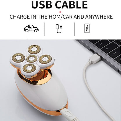 Electric Rechargeable Shaver | Portable Cordless Grooming Tool