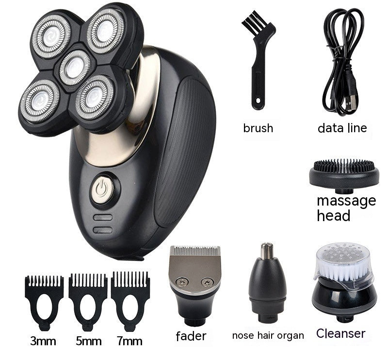 Men’s 5-Blade Electric Shaver | Multifunctional Grooming Tool