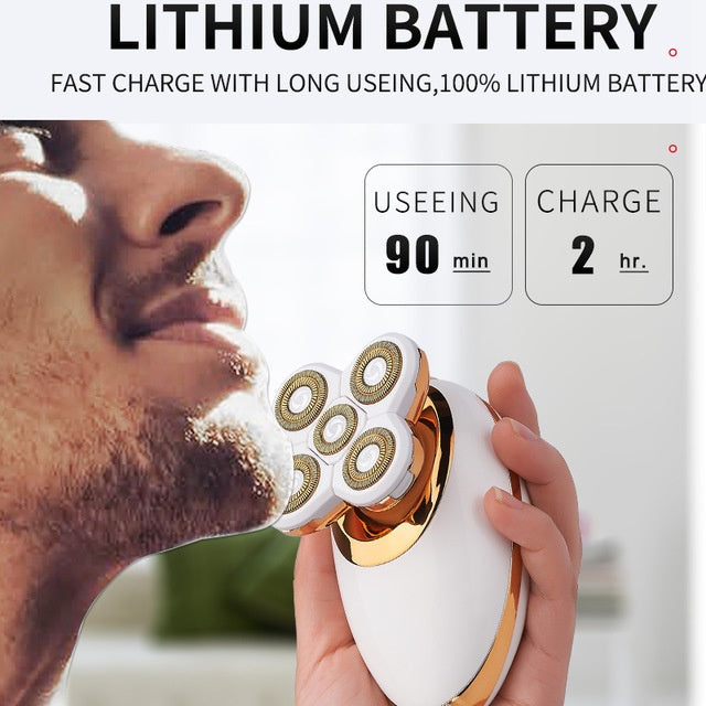 Electric Rechargeable Shaver | Portable Cordless Grooming Tool