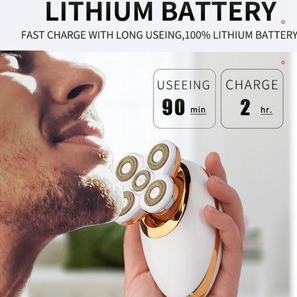 Electric Rechargeable Shaver | Portable Cordless Grooming Tool