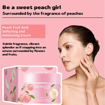 Peach Extract Fruit Acid Exfoliating Face Gel Cream
