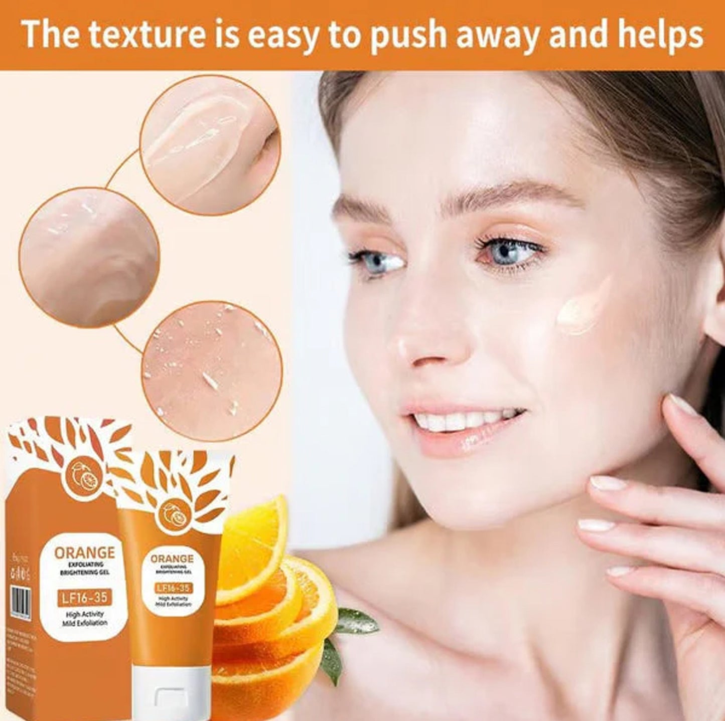 Orange Exfoliating Gel for Face & Body BRELZA
