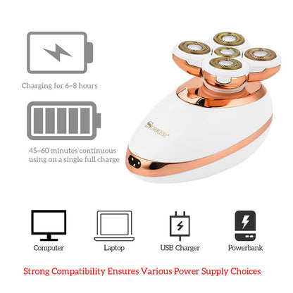 Electric Rechargeable Shaver | Portable Cordless Grooming Tool