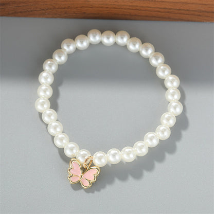 Pearl Butterfly Jewelry Set for Women