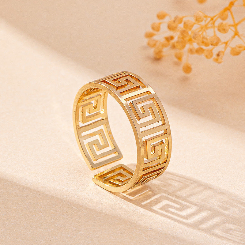 Geometric Loop Jewelry Set for Women