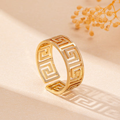 Geometric Loop Jewelry Set for Women