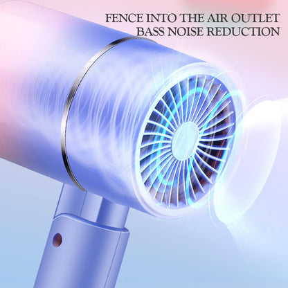 Mini Folding Hair Dryer | Portable Anion Blow Dryer with Carry Bag for Travel & Home