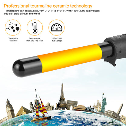 Hair Curler & Straightener | Ceramic 5-in-1 Hair Styling Kit