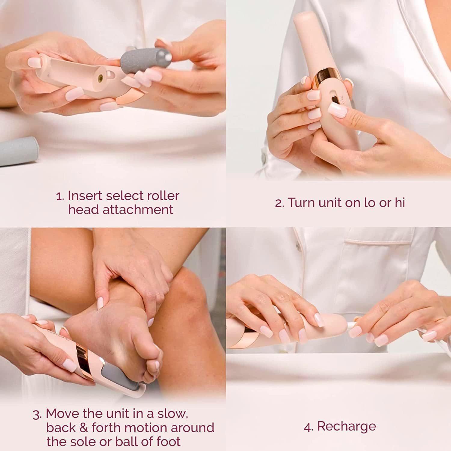 Electric Pedicure Foot File Callus Remover BRELZA