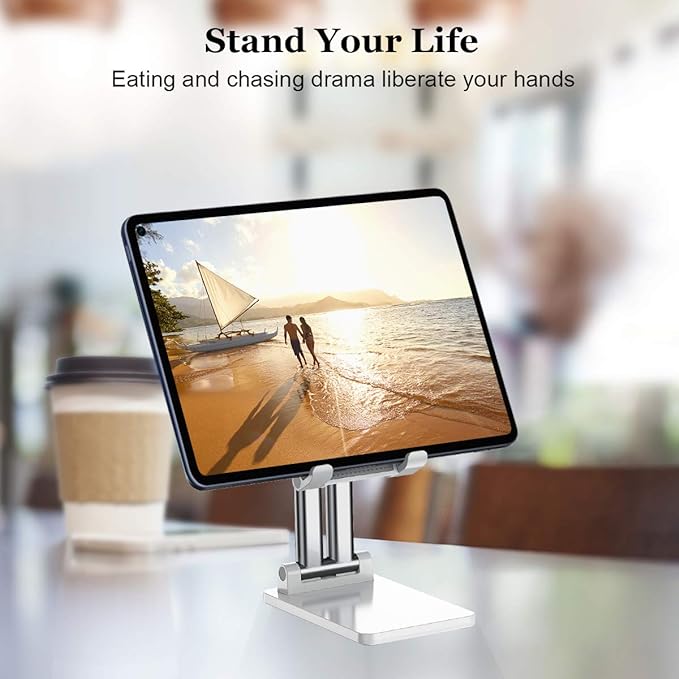 Adjustable Desk Phone & Tablet Holder Stand