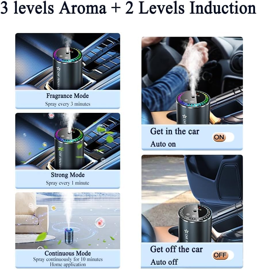 Car Air Freshener & Essential Oil Diffuser