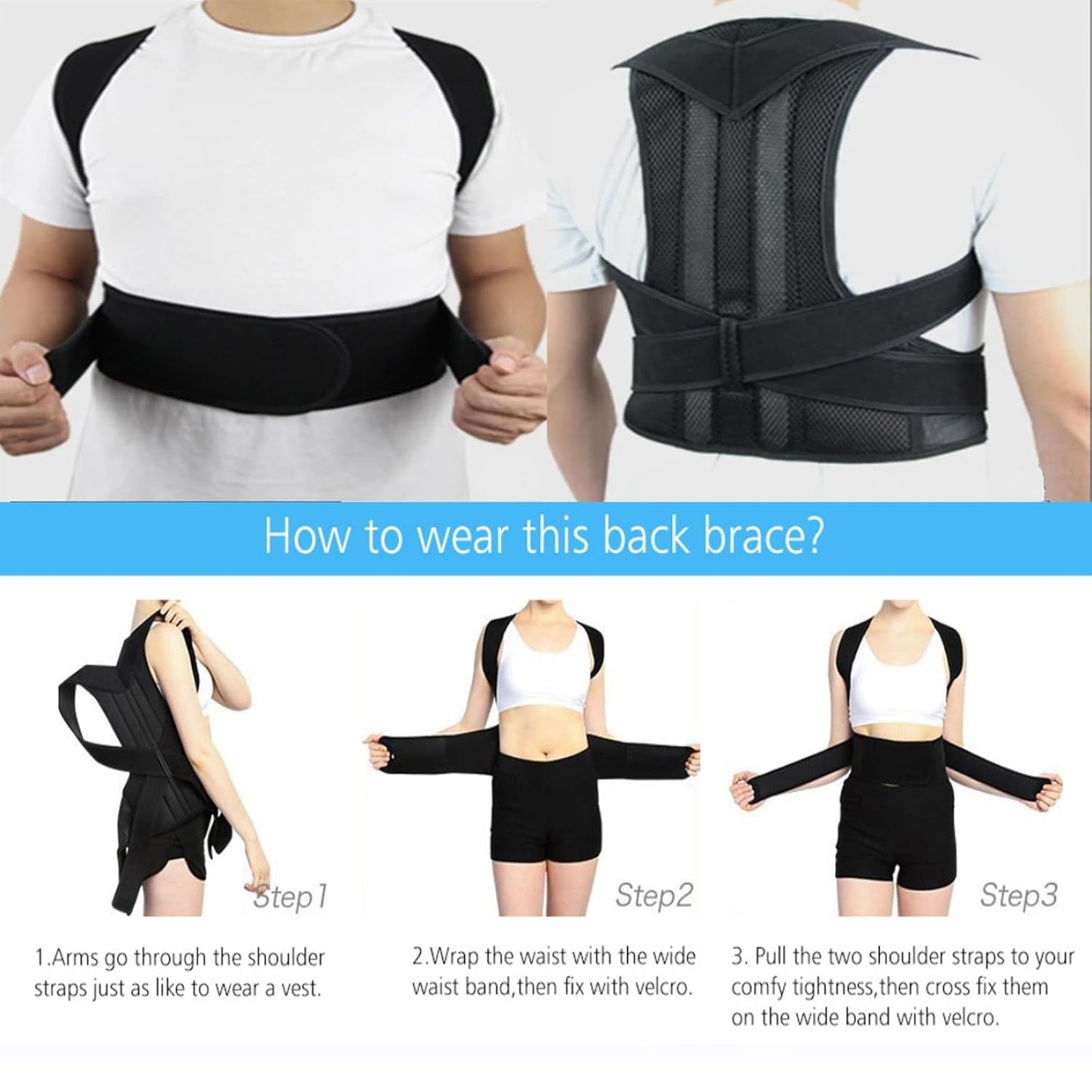 Posture Corrector Therapy Shoulder Belt