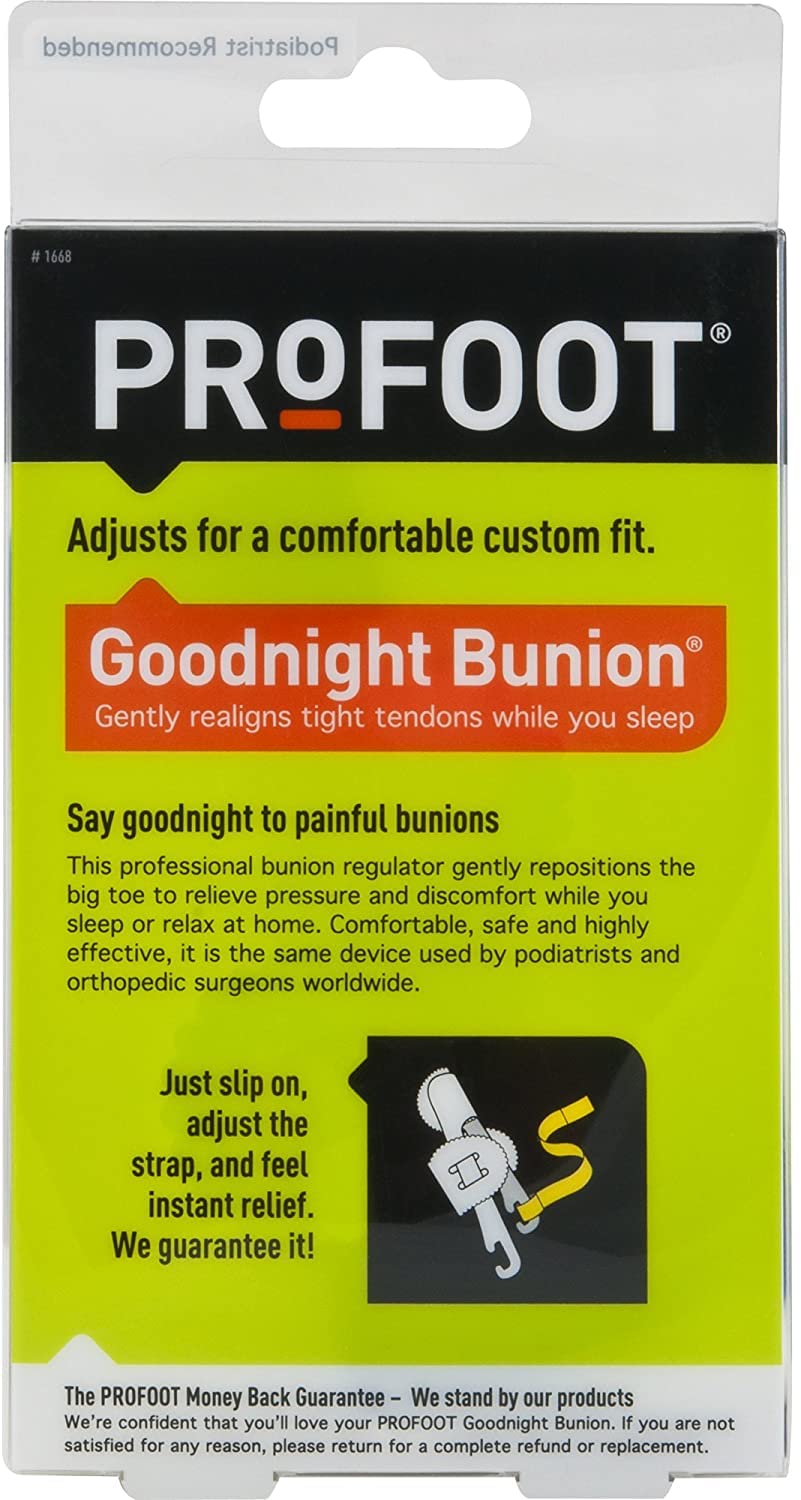 Profoot Good Night Bunion Bunion Regulator Pair 1 Pair Package