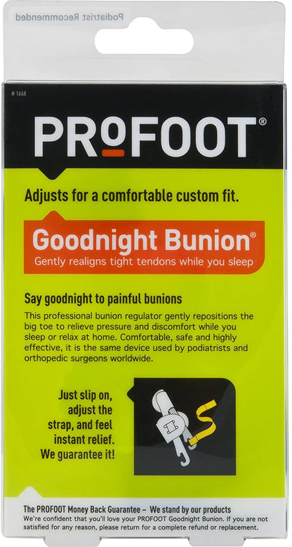 Profoot Good Night Bunion Bunion Regulator Pair 1 Pair Package