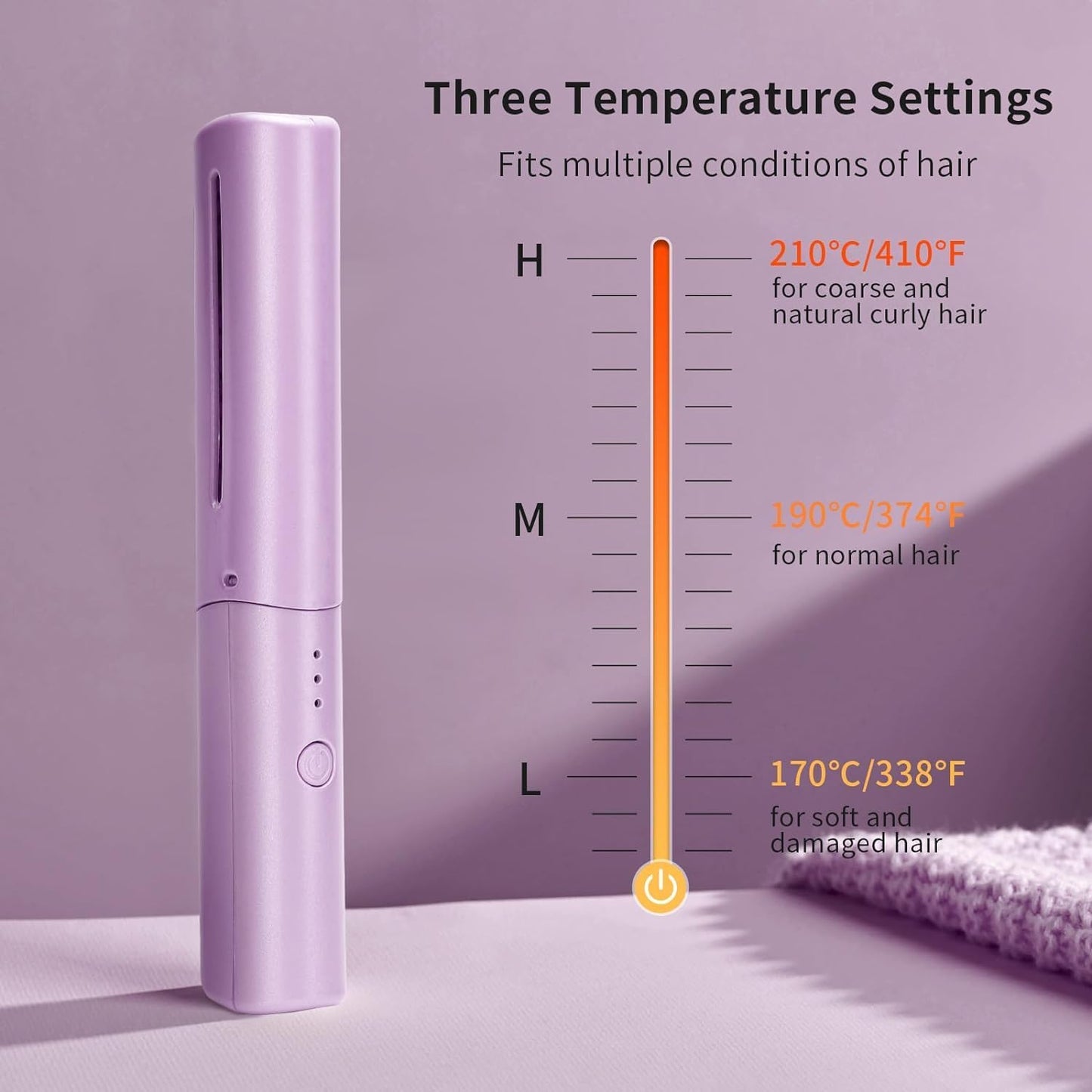 Portable Hair Straightener Comb BRELZA