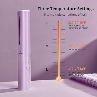 Portable Hair Straightener Comb BRELZA