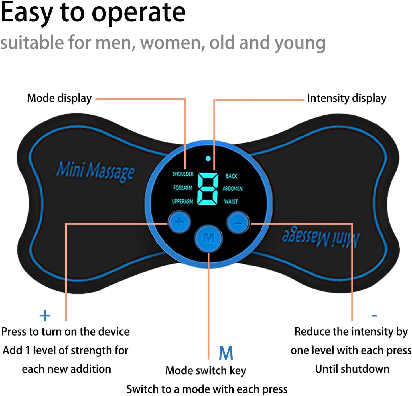 4-in-1 Mini Wireless Massager