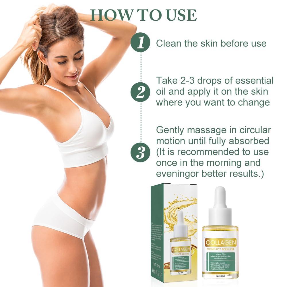 Collagen Lifting Body Oil, Beauty Women Tight Skin