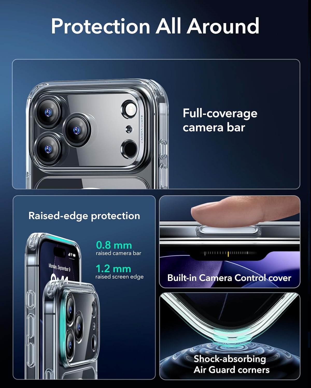 iPhone 17 Pro Max MagSafe Case | Camera Control Shield