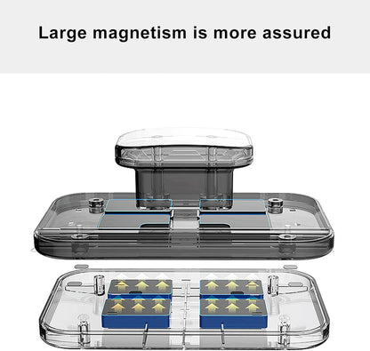 Magnetic Cleaner Tool, Double Sided Window Cleaner Glass Wiper with Strong Magnetic Force,Window Cleaner Toolfor 3 to 10mm Glass Thickness