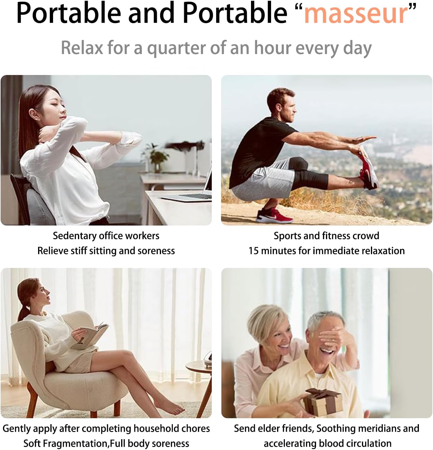 4-in-1 Mini Wireless Massager