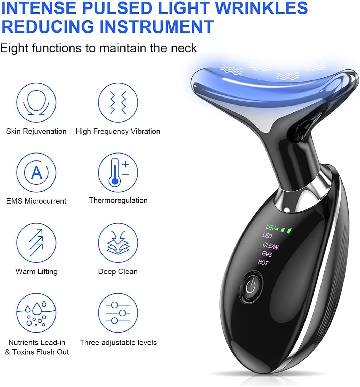 Facial Neck Lifting Machine Sonic Face Massager BRELZA