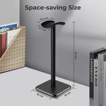 Universal Aluminum Headphone Stand | Gaming & Desktop Headset Holder