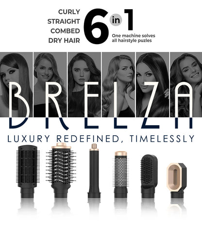 7-in-1 Air Wrap Hair Styler | Ionic Blow Dryer, Curler & Straightener