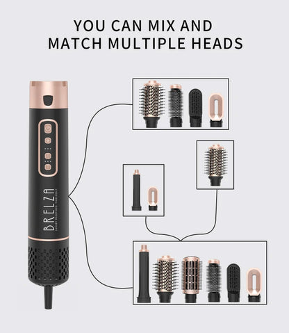5-in-1 Hair Dryer & Volumizing Hot Air Brush | Brushless Motor Salon Styler