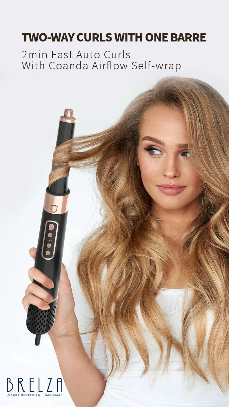 5-in-1 Hair Dryer & Volumizing Hot Air Brush | Brushless Motor Salon Styler