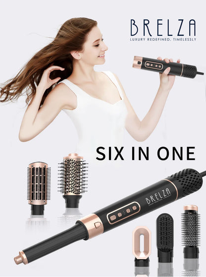 5-in-1 Hair Dryer & Volumizing Hot Air Brush | Brushless Motor Salon Styler