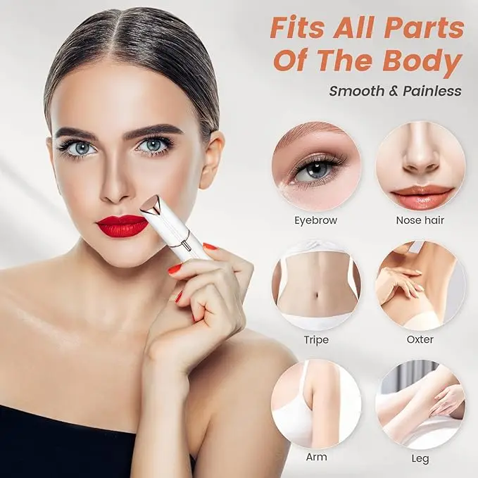 2-in-1 Women’s Eyebrow & Nose Hair Trimmer