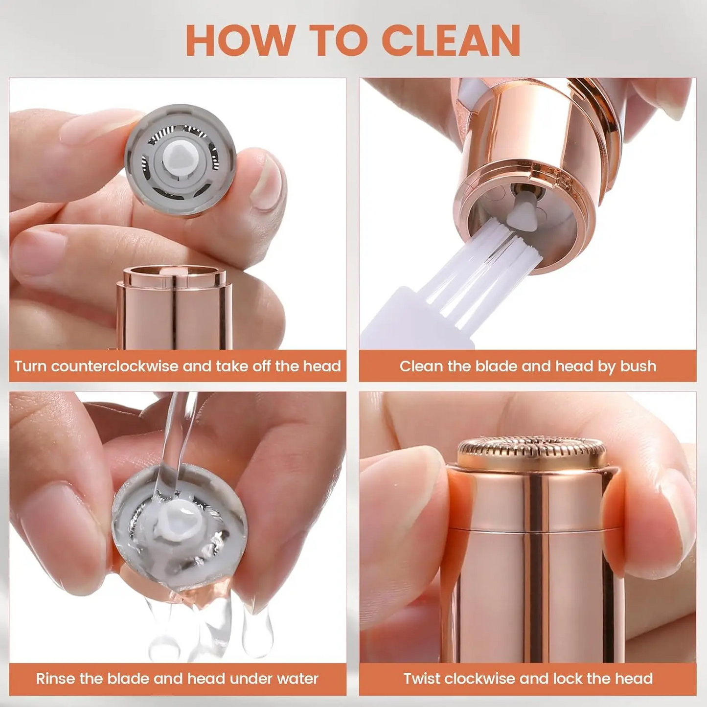 2-in-1 Women’s Eyebrow & Nose Hair Trimmer