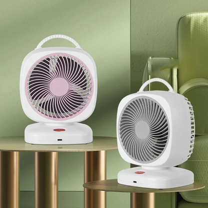 Mini Desktop Fan, High-Power Portable Rechargeable Fan