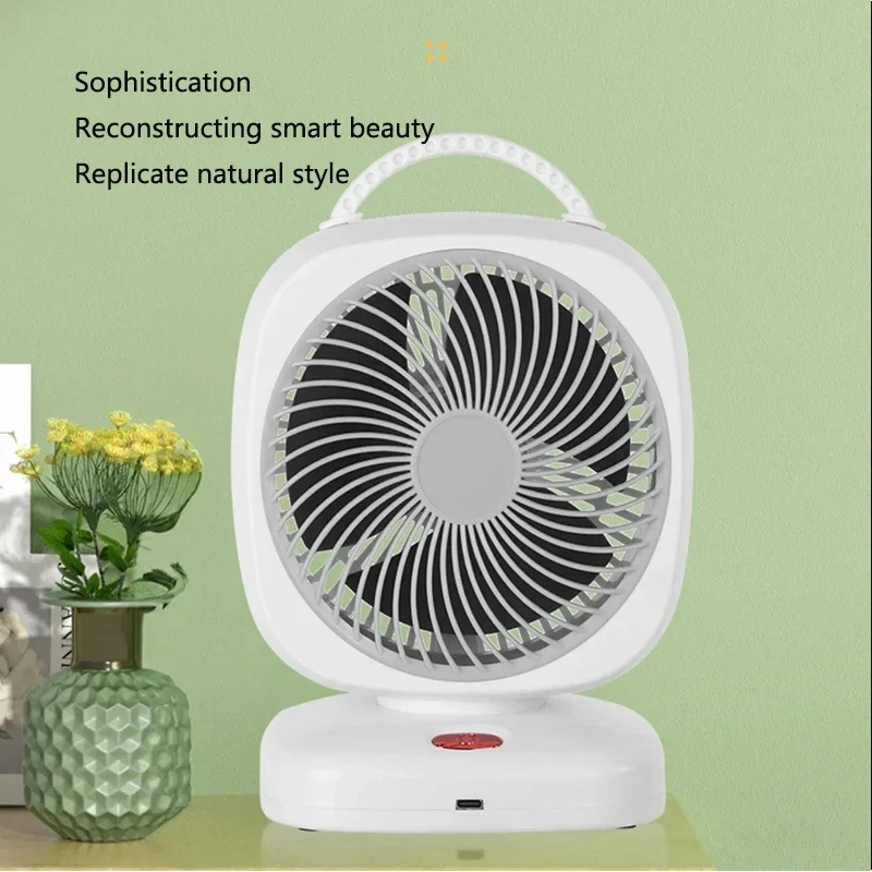 Mini Desktop Fan, High-Power Portable Rechargeable Fan
