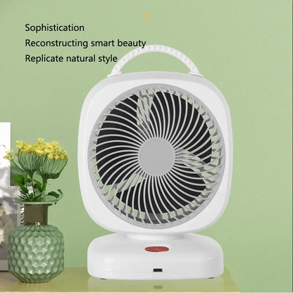 Mini Desktop Fan, High-Power Portable Rechargeable Fan