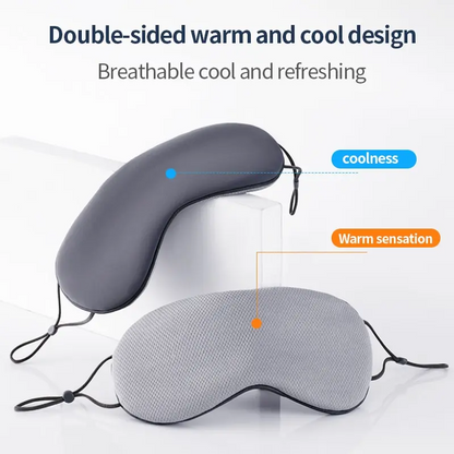 Korean Style Sleeping Eye Mask | Ice Silk, Dual Warm & Cool, Adjustable & Breathable