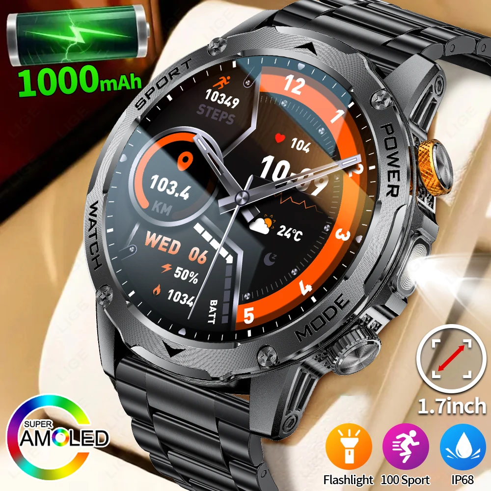 Huawei/Xiaomi Smart Watch | 1000mAh | BT Call | Waterproof